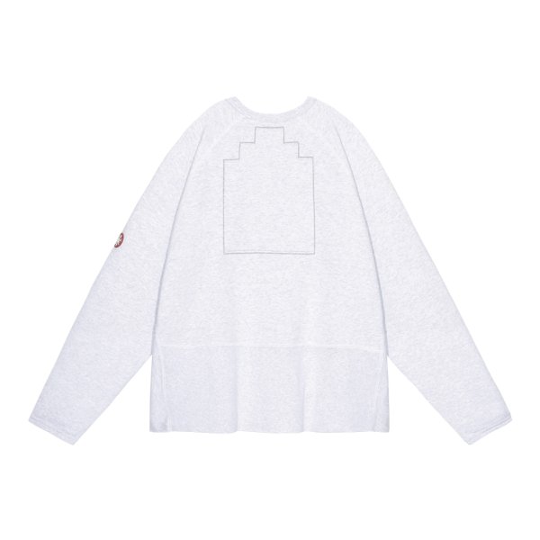 画像2: C.E (HALF PANEL RIB CREW NECK) GREY (2)
