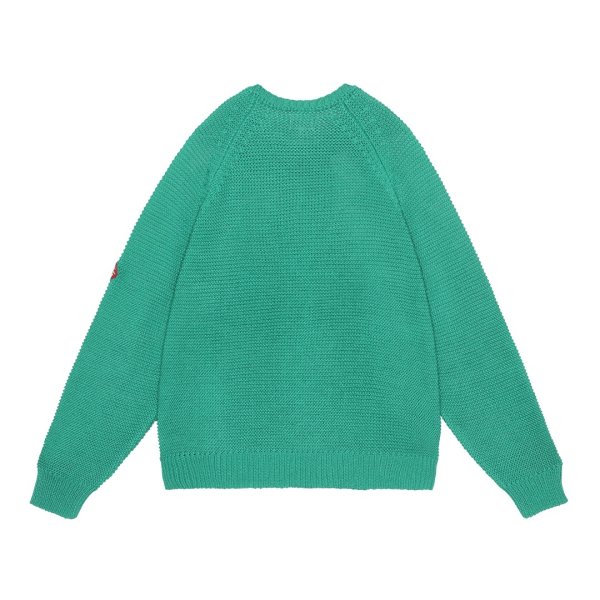 画像2: C.E (RAGLAN SLEEVE COTTON KNIT) GREEN (2)