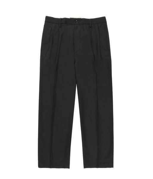 画像2: WACKO MARIA (DOUBLE PLEATED CHINO TROUSERS TYPE-2) BLACK (2)