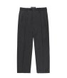 画像2: WACKO MARIA (DOUBLE PLEATED CHINO TROUSERS TYPE-2) CHARCOAL (2)