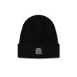 画像1: BLACK EYE PATCH (OG LABEL PATCHED BEANIE) BLACK (1)