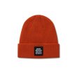 画像1: BLACK EYE PATCH (OG LABEL PATCHED BEANIE) BRICK (1)
