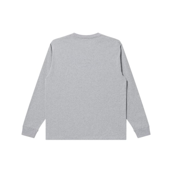 画像2: BLACK EYE PATCH (HWC SAME COLOR EMBROIDERED L/S TEE) H.GRAY (2)