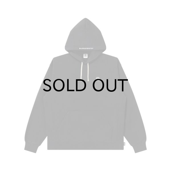 画像1: BLACK EYE PATCH (SMALL OG LABEL HEAVYWEIGHT HOODIE) BLACK (1)