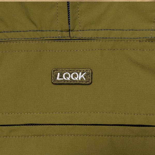 画像3: LQQK STUDIO (NYLON ANORAK HOODIE) NAVY (3)