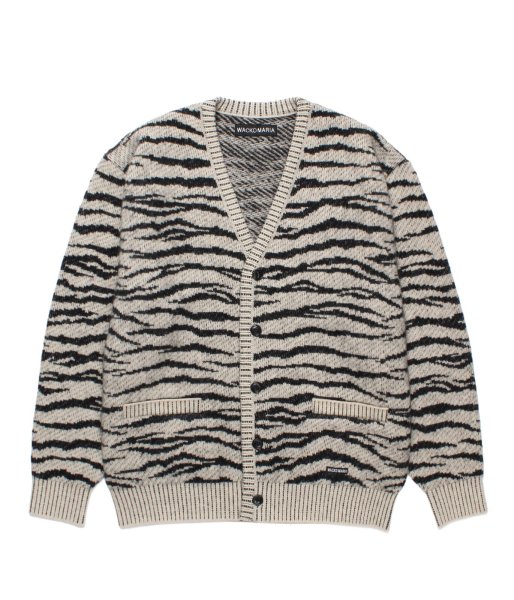 画像1: WACKO MARIA (TIGER MOHAIR CARDIGAN) IVORY (1)