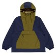 画像1: LQQK STUDIO (NYLON ANORAK HOODIE) NAVY (1)
