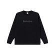 画像1: BLACK EYE PATCH (RHINESTONED OE LOGO L/S TEE) BLACK (1)