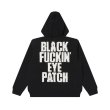 画像1: BLACK EYE PATCH (BFEP KNITTED ZIP HOODIE) BLACK (1)