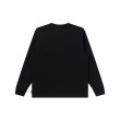 画像2: BLACK EYE PATCH (RHINESTONED OE LOGO L/S TEE) BLACK (2)