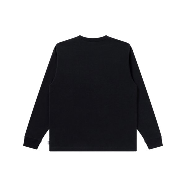 画像2: BLACK EYE PATCH (RHINESTONED OE LOGO L/S TEE) BLACK (2)