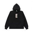 画像1: BLACK EYE PATCH (OG YUKICHI BILL HOODIE) BLACK (1)