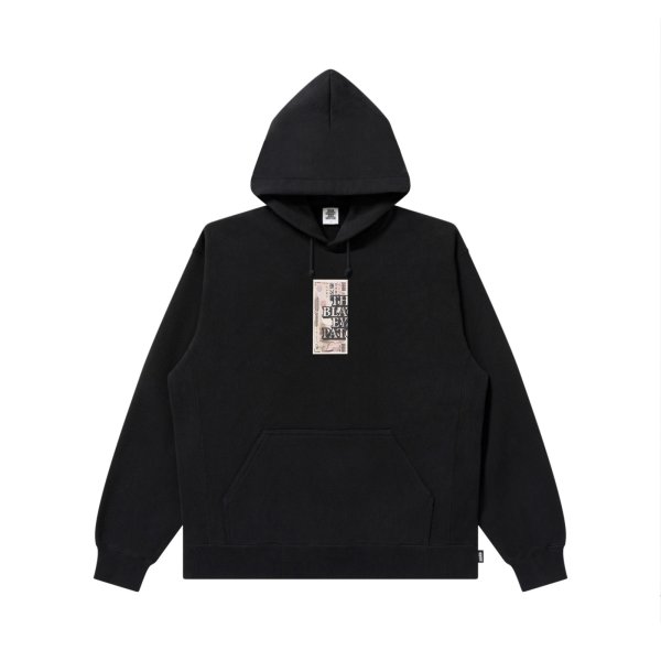 画像1: BLACK EYE PATCH (OG YUKICHI BILL HOODIE) BLACK (1)