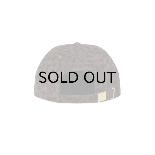 画像2: BLACK EYE PATCH (LEOPARD PATTERNED OG LABEL CORDUROY CAP) BROWN (2)