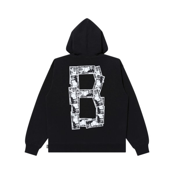 画像2: BLACK EYE PATCH (OG YUKICHI BILL HOODIE) BLACK (2)