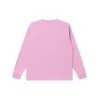 画像2: BLACK EYE PATCH (RHINESTONED OE LOGO L/S TEE) PINK (2)