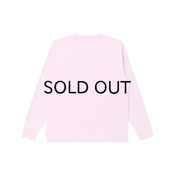 画像2: BLACK EYE PATCH (RHINESTONED OE LOGO L/S TEE) PINK (2)