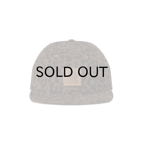 画像1: BLACK EYE PATCH (LEOPARD PATTERNED OG LABEL CORDUROY CAP) BROWN (1)