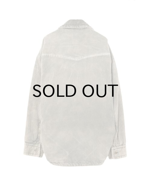 画像2: Maison MIHARA YASUHIRO (Distressed Corduroy Puffer Shirt) KHAKI (2)