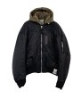 画像1: Maison MIHARA YASUHIRO (Extended Placket Hood Flight Jacket) BLACK (1)
