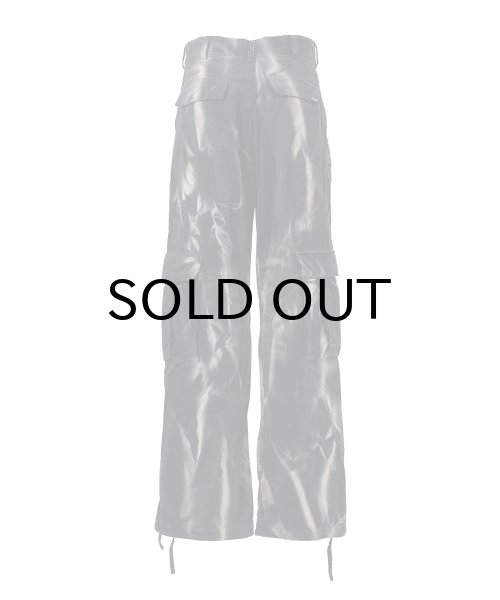 画像2: KAMIYA (Sun Faded Like Corduroy Fatigue Pants) BLACK (2)