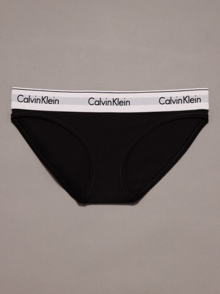 画像1: Calvin Klein (Icon Cotton Modal ビキニショーツ) BLACK (1)