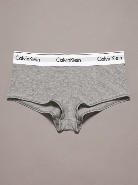 画像1: Calvin Klein (Icon Cotton Modal ボーイショーツ) GRAY (1)
