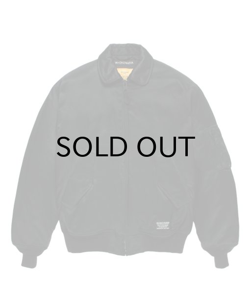 画像1: WACKO MARIA (SPIEWAK CWU-45 FLIGHT JACKET) BLACK (1)