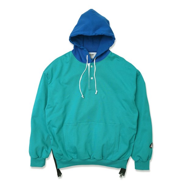 画像1: HOMBRE NINO (VENTILATION PULLOVER HOODIE) TEAL (1)