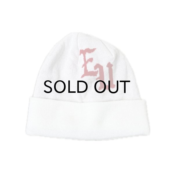画像1: EMOTIONALLY UNAVAILABLE (EU LOGO CL BEANIE) WHITE (1)