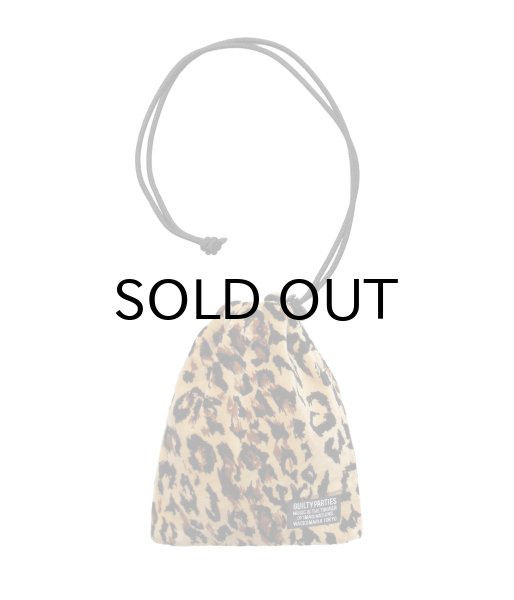 画像1: WACKO MARIA (LEOPARD SHOULDER POUCH) BEIGE (1)