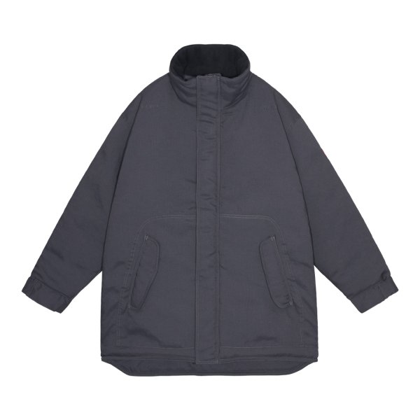 画像1: C.E (WARM PUFF ZIP COAT) CHARCOAL (1)