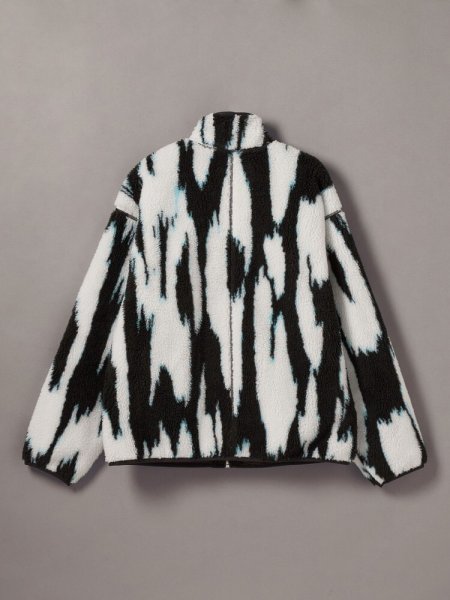 画像2: Calvin Klein (ジャカードシェルパジャケット) BLACK (2)