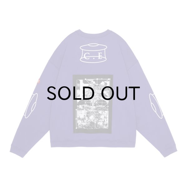 画像2: C.E (SCMCTY LOOSE CREW NECK) PURPLE -30% OFF-  (2)