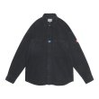 画像1: C.E (OVERDYE CORD DESIGN BIG SHIRT) CHARCOAL (1)