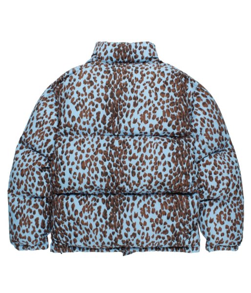 画像2: WACKO MARIA (LEOPARD DOWN JACKET) BLUE (2)