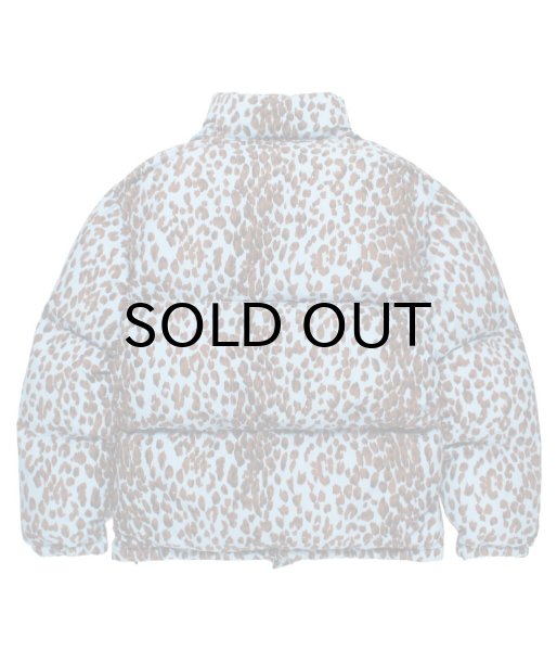 画像2: WACKO MARIA (LEOPARD DOWN JACKET) BLUE (2)