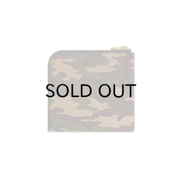画像2: BLACK EYE PATCH (CAMOUFLAGED LEATHER WALLET) WOODLAND CAMO (2)