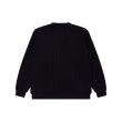 画像2: BLACK EYE PATCH (OG LABEL WAFFLE KNITTED CREW) BLACK (2)