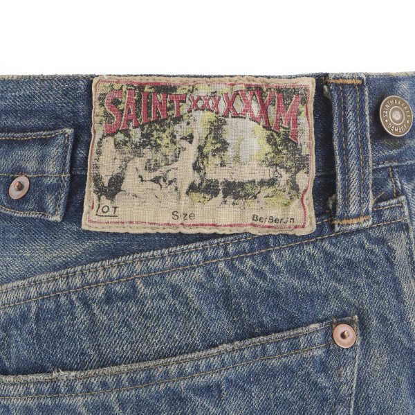 画像3: SAINT Mxxxxxx (BB_DENIM PNT_5PKTS DAMAGE) BLUE (3)