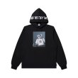 画像1: BLACK EYE PATCH (NOBUYOSHI ARAKI PORTRAIT HOODIE) BLACK (1)