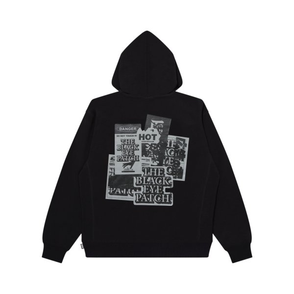 画像2: BLACK EYE PATCH (GRAYSCALE LABEL PACK HOODIE) BLACK (2)