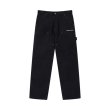 画像1: BLACK EYE PATCH (OE LOGO DOUBLE KNEE DUCK PANTS) BLACK (1)