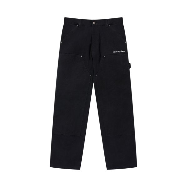 画像1: BLACK EYE PATCH (OE LOGO DOUBLE KNEE DUCK PANTS) BLACK (1)