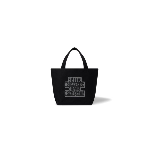 画像1: BLACK EYE PATCH (REFLECTIVE OG LABEL SMALL TOTE) BLACK (1)