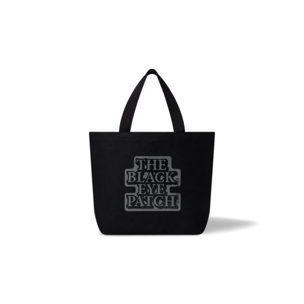 画像1: BLACK EYE PATCH (REFLECTIVE OG LABEL MEDIUM TOTE) BLACK (1)