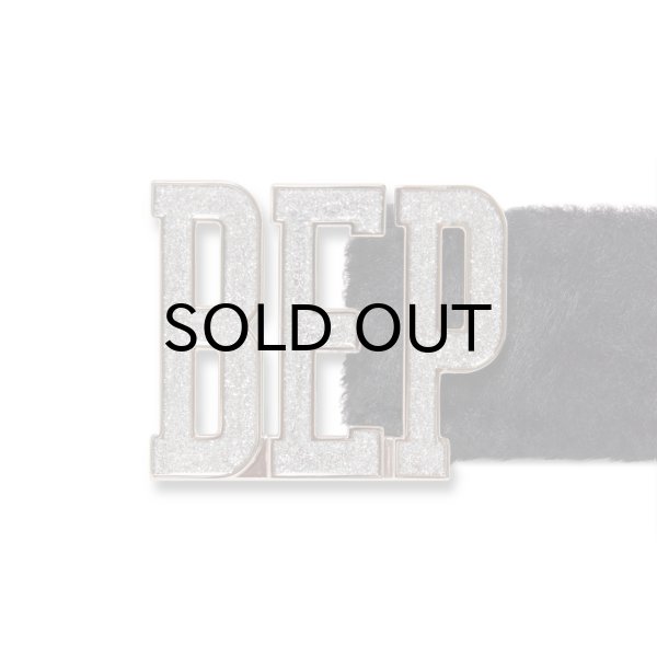 画像3: BLACK EYE PATCH (GLITTERED LETTERS FAUX FUR BELT) BLACK (3)