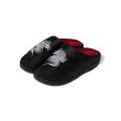 画像1: BLACK EYE PATCH (SATIN DRAGON SUBU SANDALS) BLACK (1)