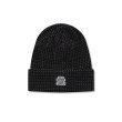 画像1: BLACK EYE PATCH (OG LABEL REFLECTOR WOVEN BEANIE) BLACK (1)