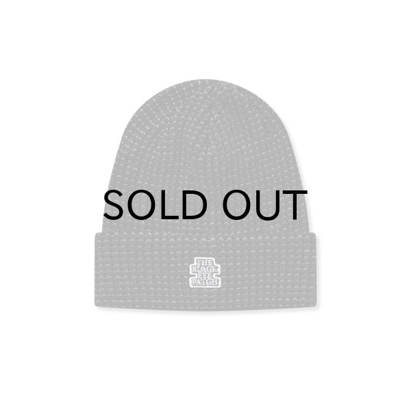 画像1: BLACK EYE PATCH (OG LABEL REFLECTOR WOVEN BEANIE) BLACK (1)